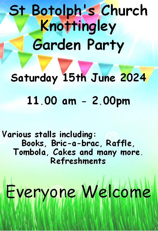 Garden Party 15 June 11.00 am - 2.00 pm